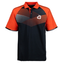 Andro Shirt Avos Polyester zwart-rood