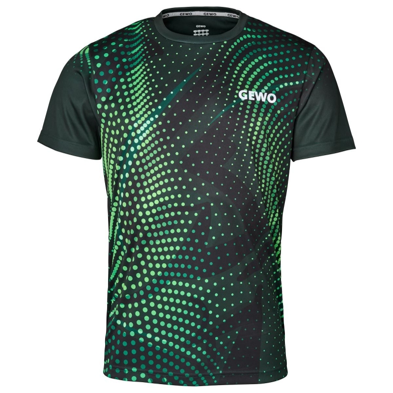 Gewo T-Shirt Carneval donkergroen-groen