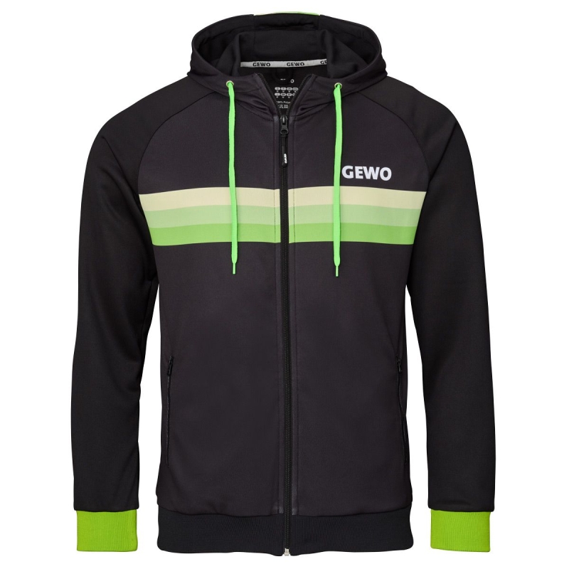 Gewo Hoody Santiago zwart-groen