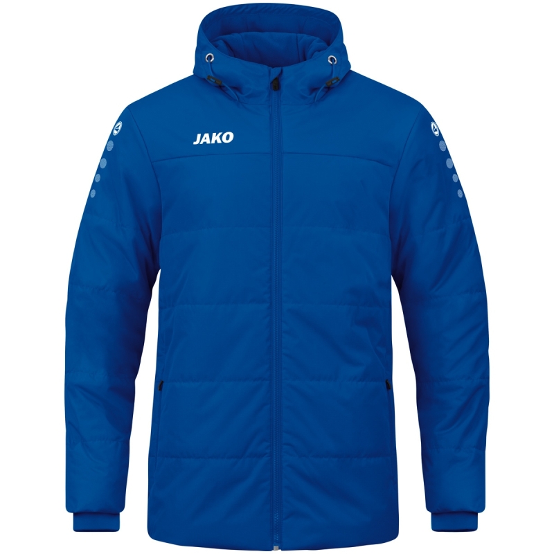 Jako Coachvest Team met kap blauw