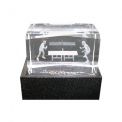 Glas-laser blok