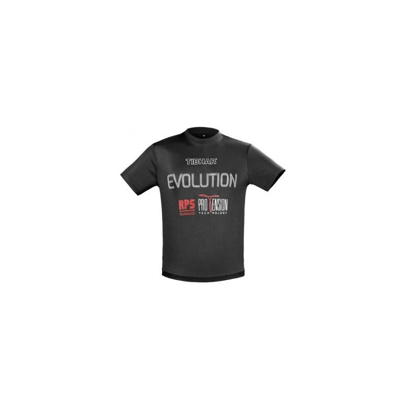 Tibhar T-Shirt Evolution zwart
