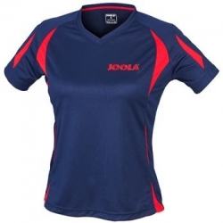 Joola Shirt Matera Lady navy-rood