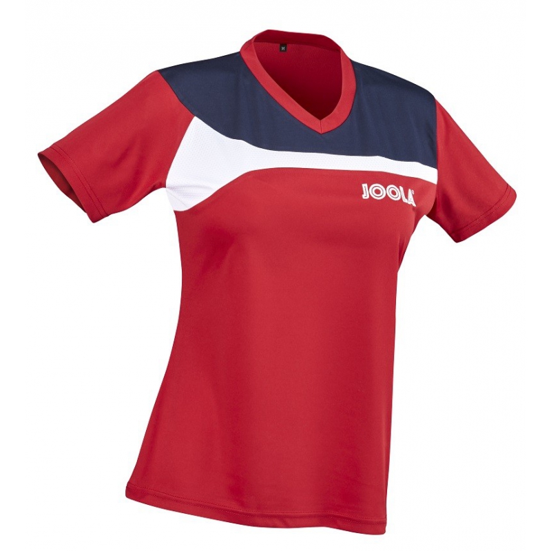 Joola Shirt Padova Lady rood-navy