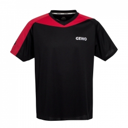 Gewo T-Shirt Rocco zwart-rood