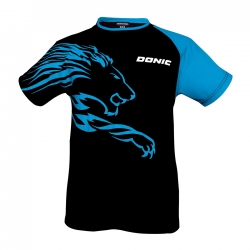 Donic T-Shirt Lion zwart-blauw