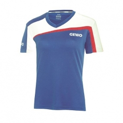 Gewo Shirt Teramo Lady S18-3 blauw-wit