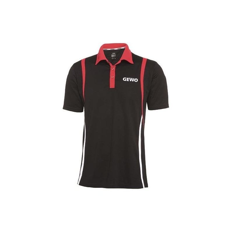 Gewo Shirt Rovigo S18-7 zwart-rood