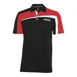 Gewo Shirt Teramo S18-2 Katoen zwart-rood