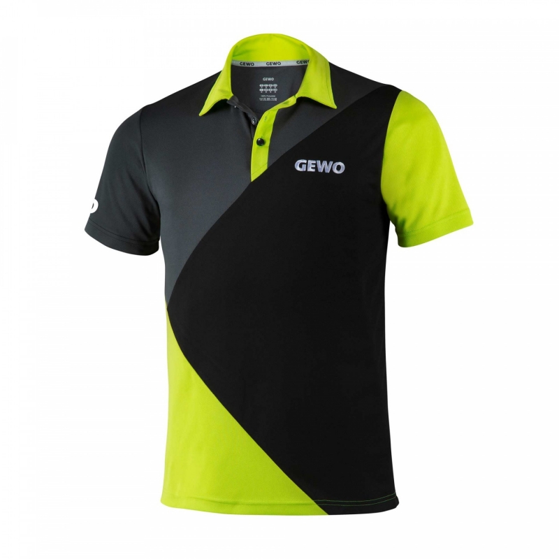 Gewo Shirt Ravello zwart-groen